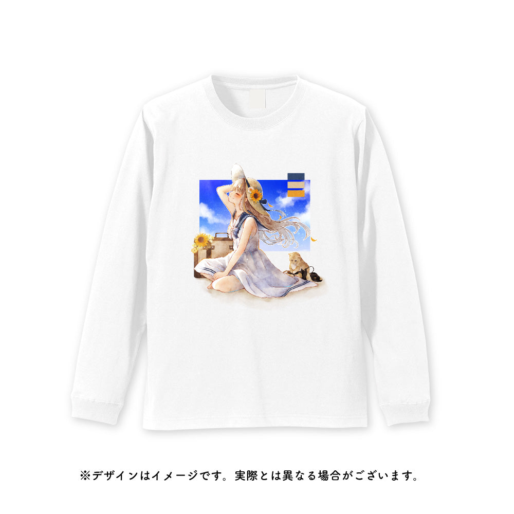 yuzuco×ぎんいろコラボ長袖Tシャツ(夏‼︎Ver.)