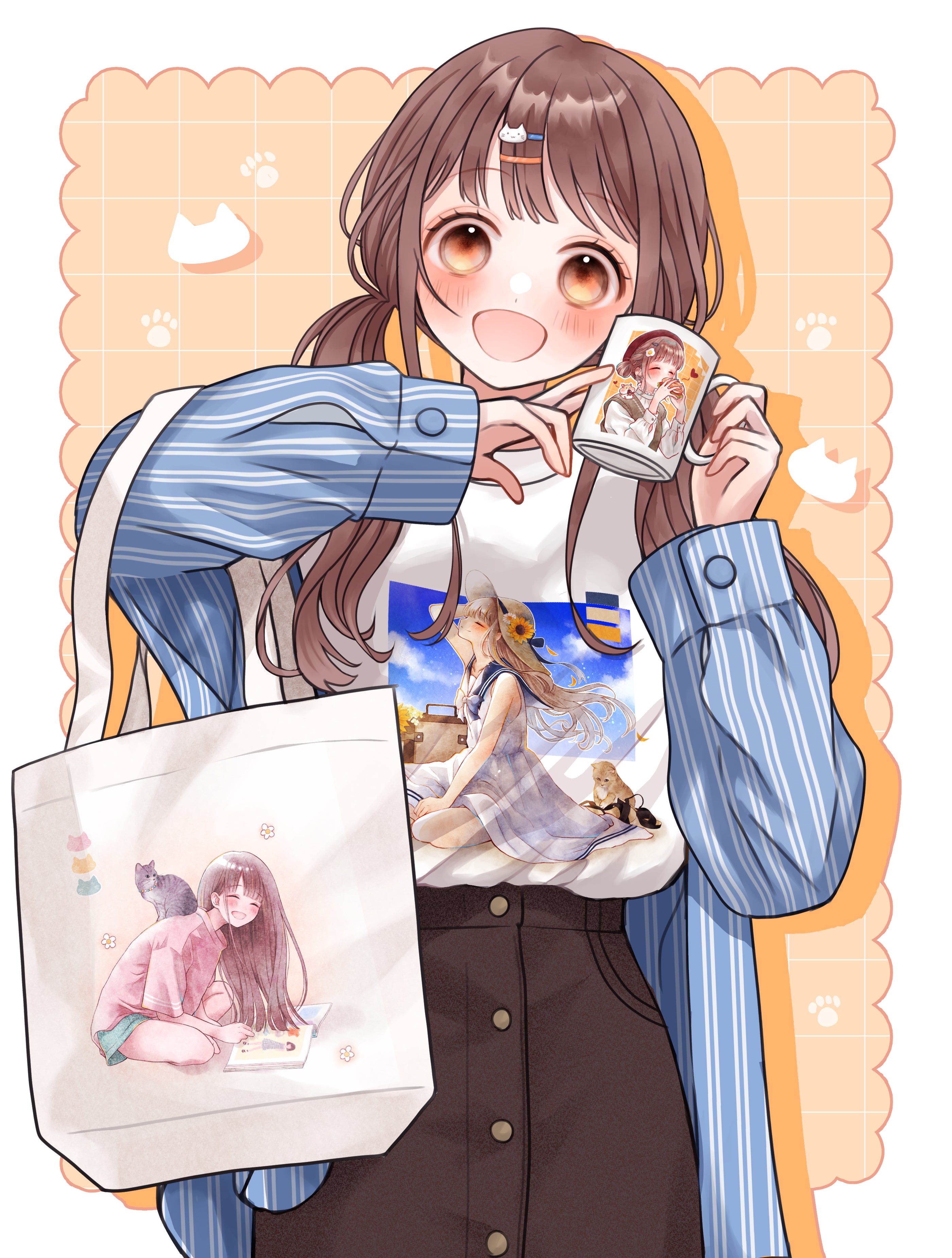 yuzuco×ぎんいろコラボマグカップ